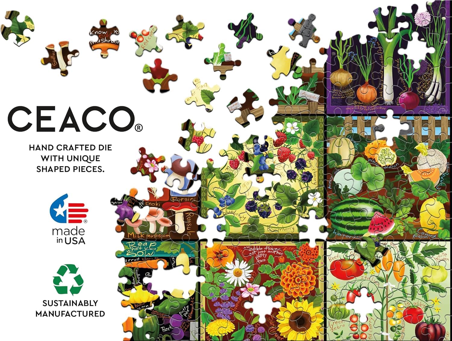 Amazon.com: Ceaco - Tracy Flickinger - Colorful Harvest - 300